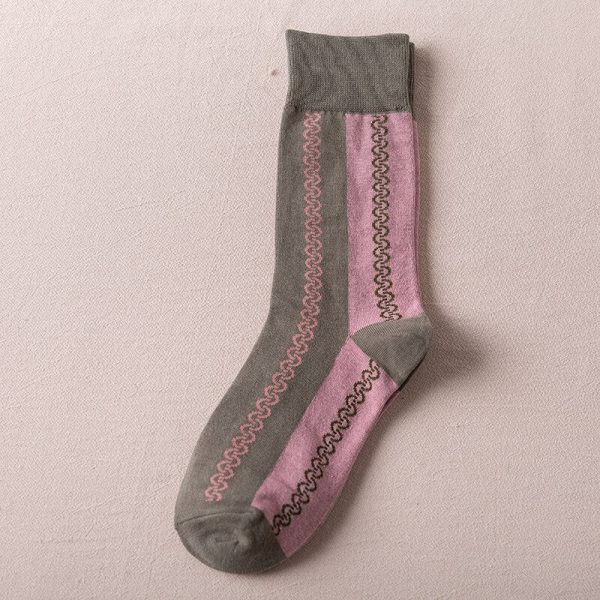 Vanessa's Colorful Striped Cotton Sport Socks