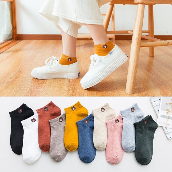 10 Pairs Pack Cotton Special comfortable Knitted Girls Casual Happy Socks