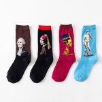 Vanessa's Retro Personality Art Van Gogh Women/Men Socks