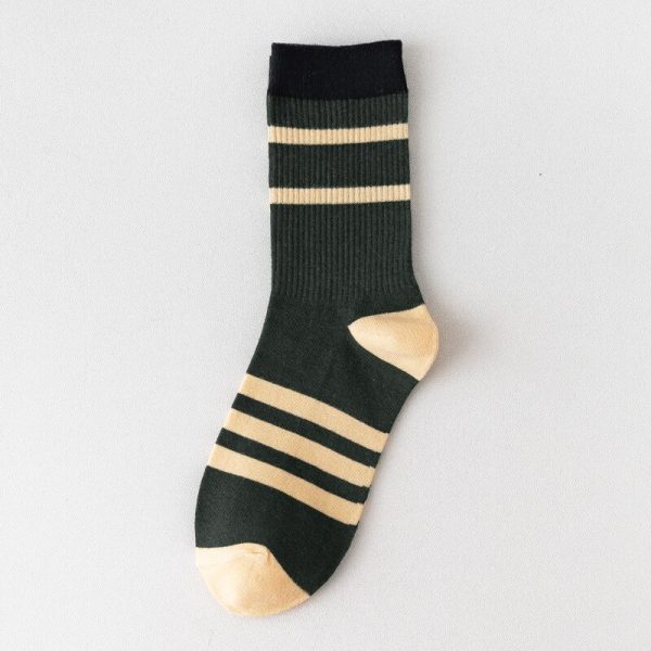 Vanessa's Sports Wild Striped College Wind Tube Socks for Women