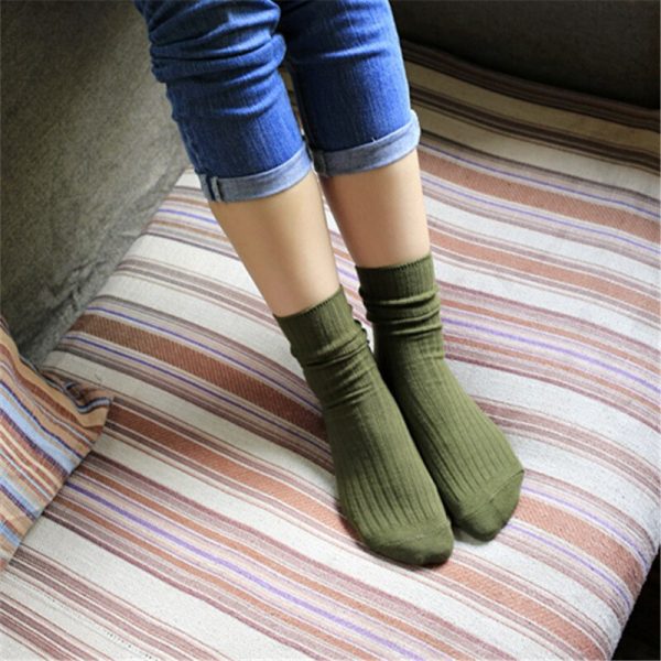 Korean Style Candy Cotton Short Ankle Socks