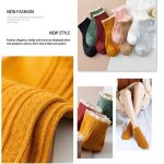Vanessa's Cute Lace Ruffle Socks for Women, Korean Style Frilly Socks