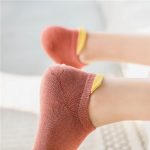 Vanessa's Japanese Candy Boat Socks with Heel Foot Protection