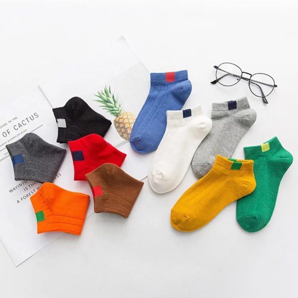 New Short Socks Female Japanese Imitation Cloth Standard Female Socks