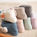 Winter Warm Fluffy Coral Velvet Socks for Women, Soft Elastic Indoor Floor Socks