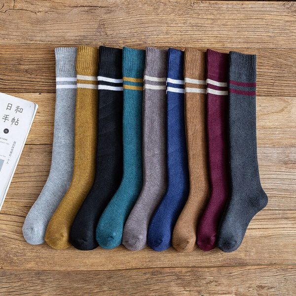 Vanessa's Thick Terry Cotton Women's Warm Long Tube Socks