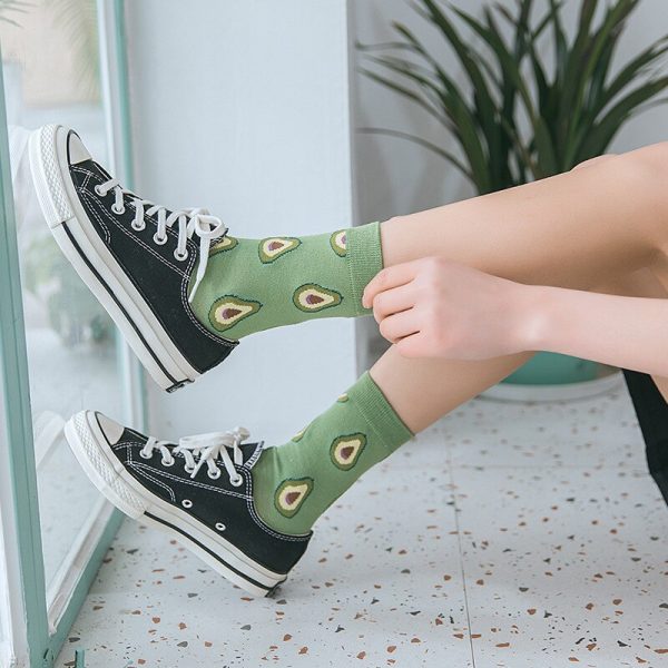 Vanessa's Korean Version Cartoon Fruit Cotton Socks for Women