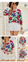 Sunflower Jacquard Sweater Women