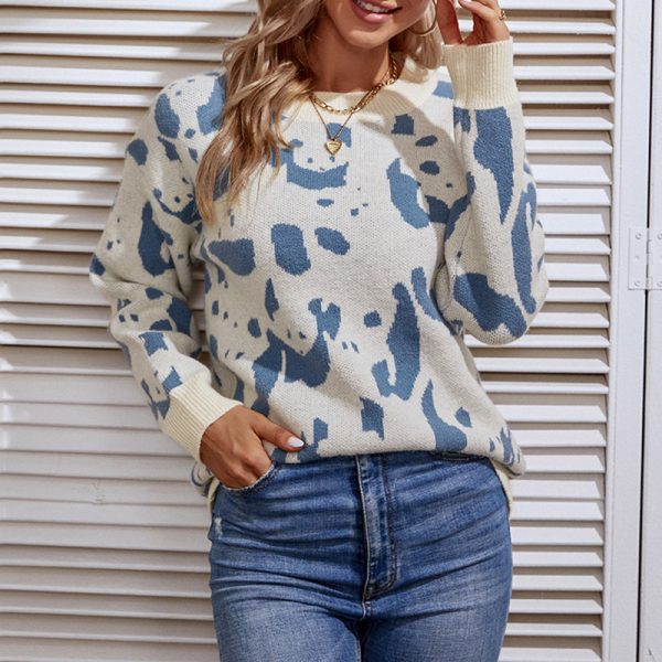 Women's Animal Print Sweater - Fall/Winter Style