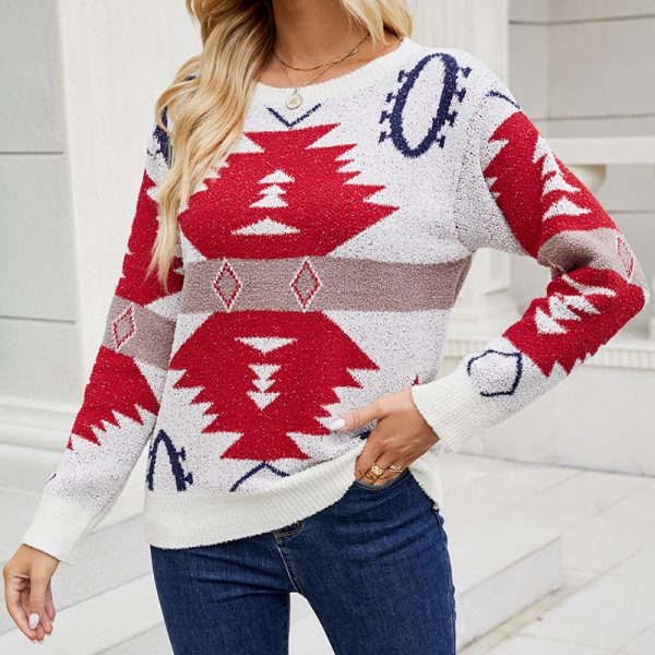 Christmas Long-Sleeved Sweater for Women