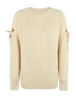 Spring Autumn Loose Round Neck Sweater Women