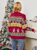 Christmas Snowflake Pullover Sweater Women