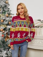 Christmas Snowflake Pullover Sweater Women