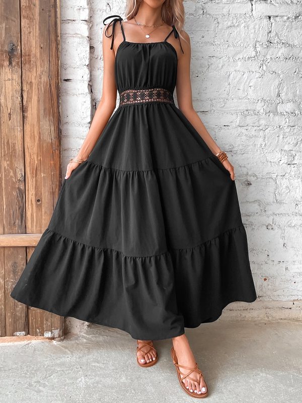 Black Camisole Maxi Dress