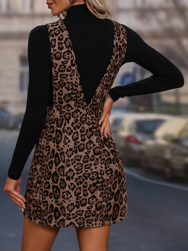 Leopard Print Two-Piece Set