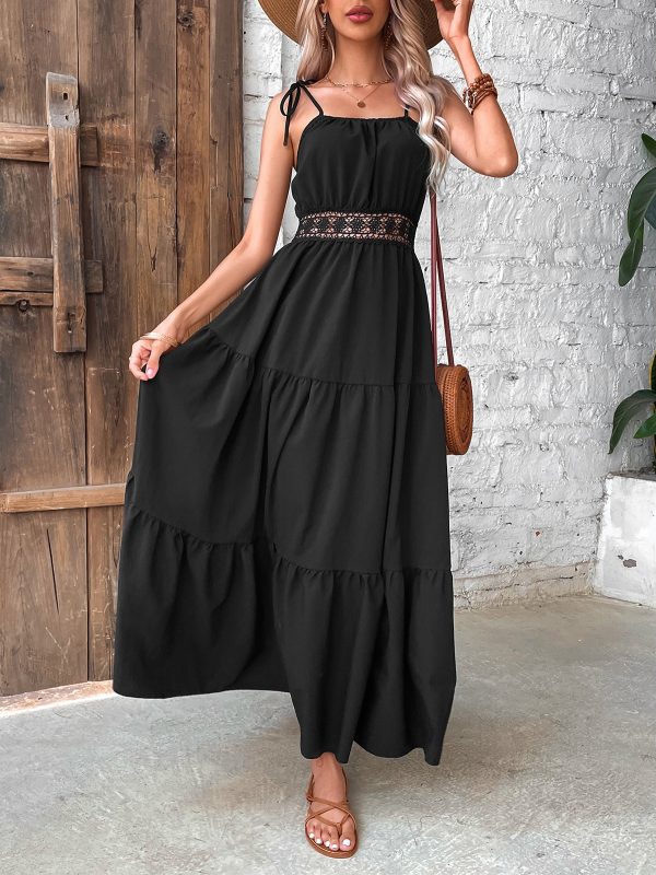 Black Camisole Maxi Dress