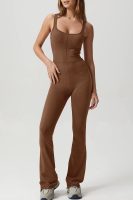 Tight Stretch Solid Color Jumpsuit