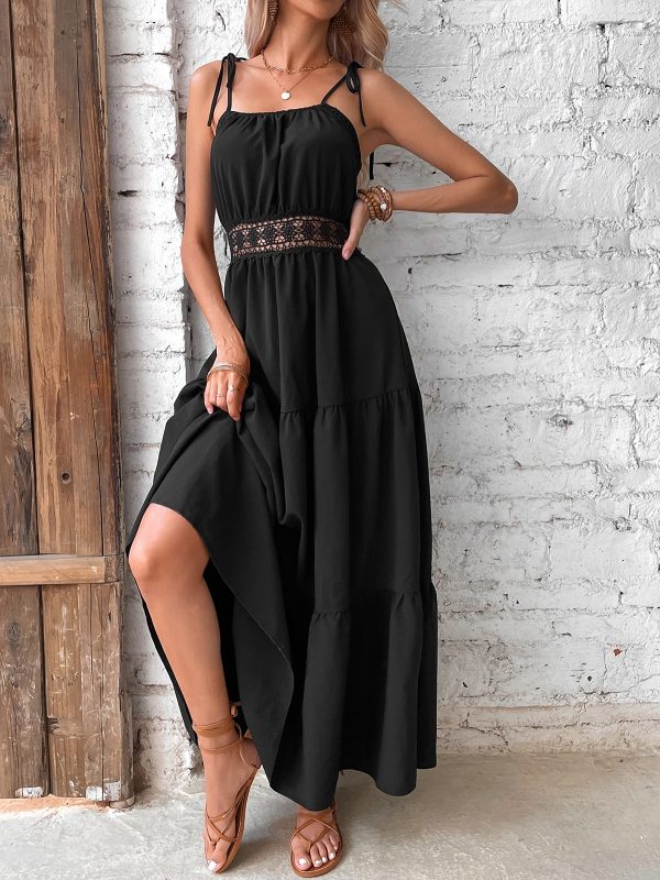 Black Camisole Maxi Dress