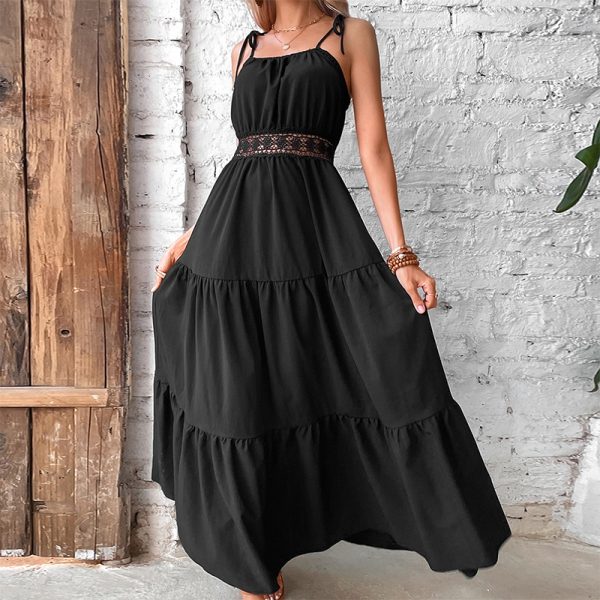 Black Camisole Maxi Dress