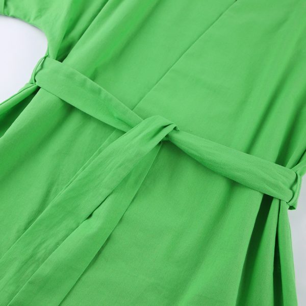 Cotton Linen Short-Sleeved Two-Piece Suit