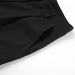 Slim Black V-Neck Vest & Straight Leg Trousers Set