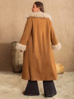 Fashionable Plus Size Fluff Jacket for Autumn-Winter