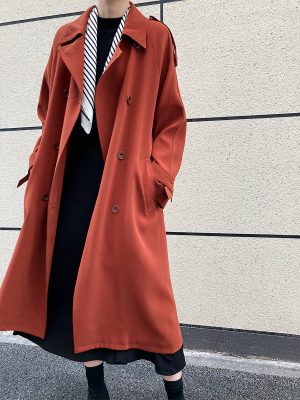 Draping British Over-the-Knee Trench