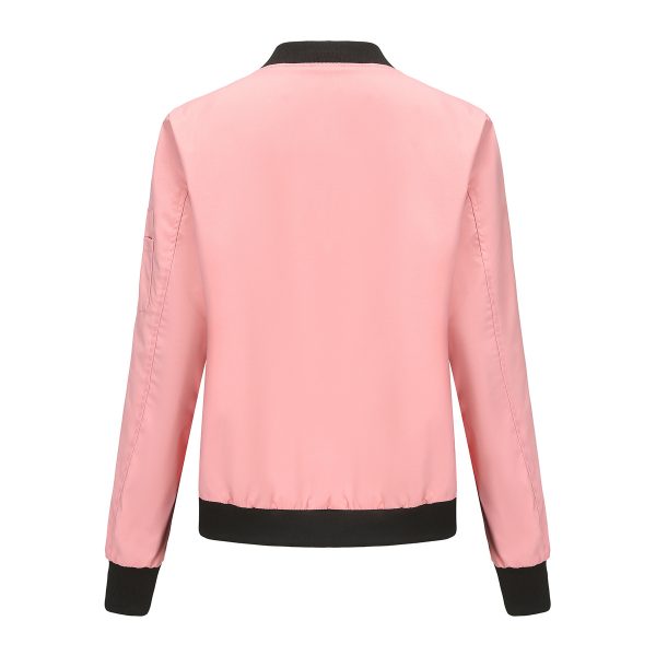 Spring/Autumn Women's Varsity Jacket for Effortless Style