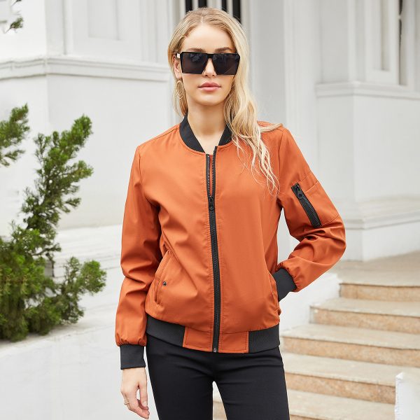 Spring/Autumn Women's Varsity Jacket for Effortless Style