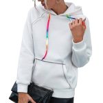 Cotton Loose Plus Size Hoodie with Pocket