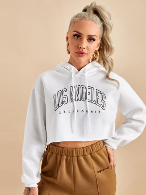 Street BF Cropped Hooded Pullover