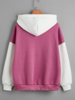 Fleece-Lined Color-Matching Hoodie