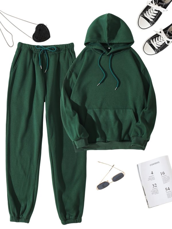 Brand Loose Sports Suit with Hood