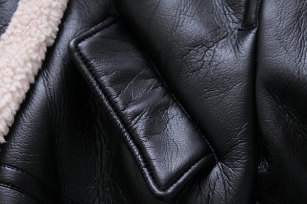 Classic Black Leather Jacket: Autumn-Winter Short Coat