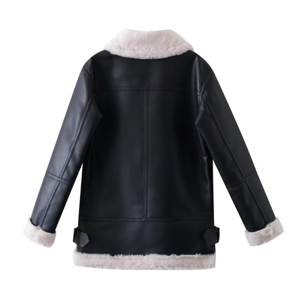 Women's Faux Shearling Long Double-Sided Padded Jacket