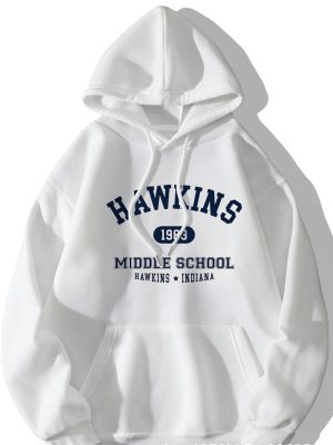 Hooded Fleece-Lined Graphic Pullover