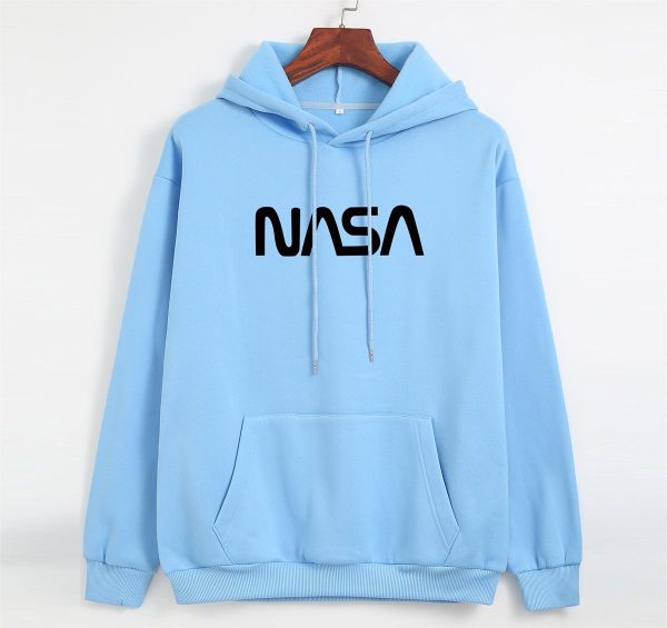 NASA Print Hooded Fleece Coat
