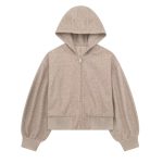 Autumn Hooded Bomber Jacket - Stylish, Soft, and Casual