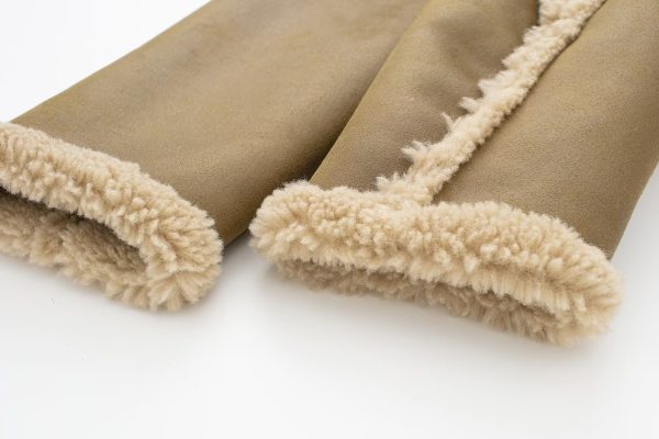 Artificial Blend Shearling Jacket - Winter Warmth