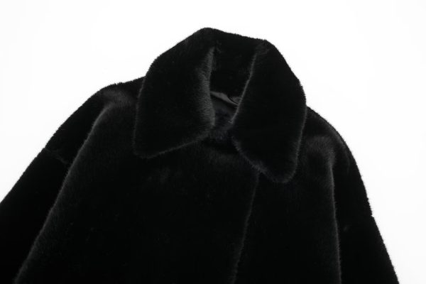 Loose Black Winter Jacket - Women's Fashion