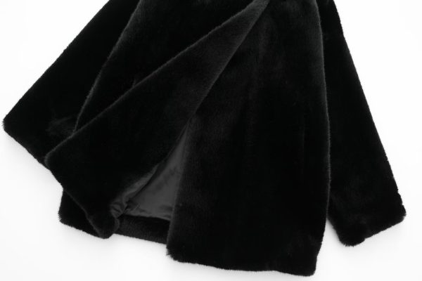 Loose Black Winter Jacket - Women's Fashion