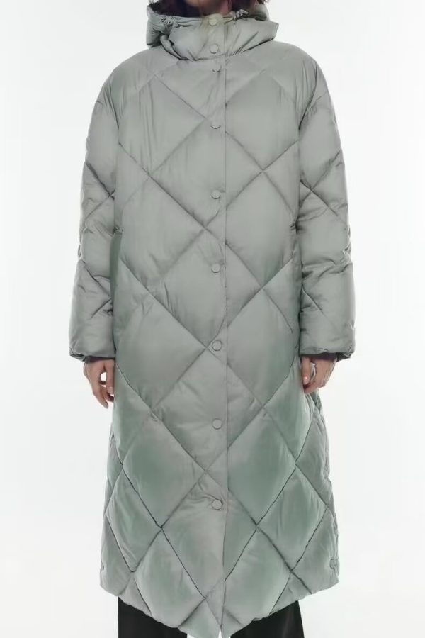 Long Cotton Jacket Street Winter Warm Down Bread Coat