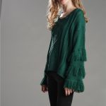 Pullover Women Tassel Office Solid Color Winter Autumn Sweater