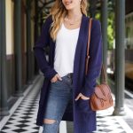 Autumn Winter Loose Plus Size Long Knitted Cardigan