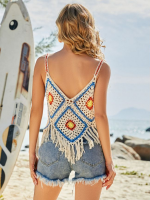 New Hand-Crocheted Hollow-Out Bikini Beach Shirt