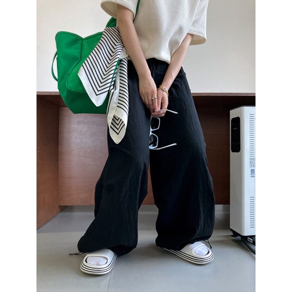 Lazy Casual High Waist Wide Leg Pants | Profile Slimming