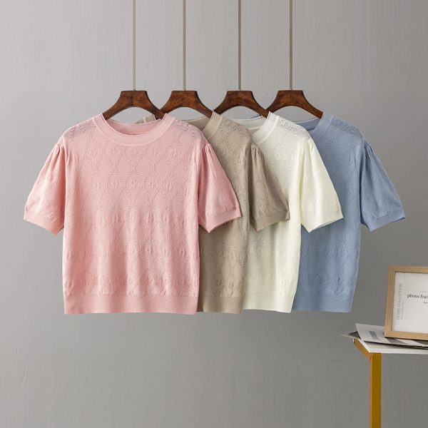 Korean Summer Round Neck Pullover