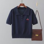 Cherry Embroidered Polo Shirt