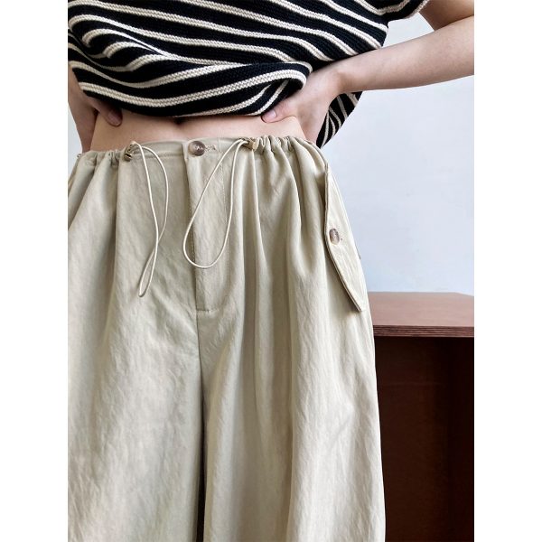 Lazy Casual High Waist Wide Leg Pants | Profile Slimming