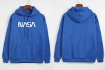 NASA Print Hooded Fleece Coat